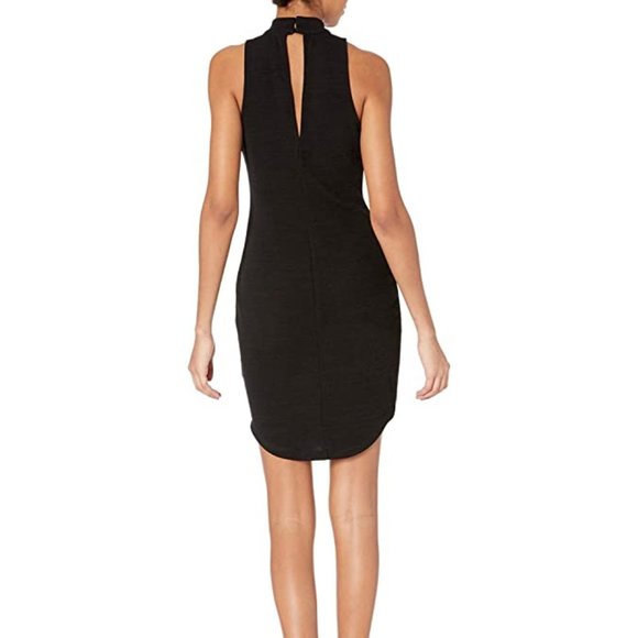 ASTR Choker Ribbed Bodycon Keyhole Dress - Picture 2 of 8